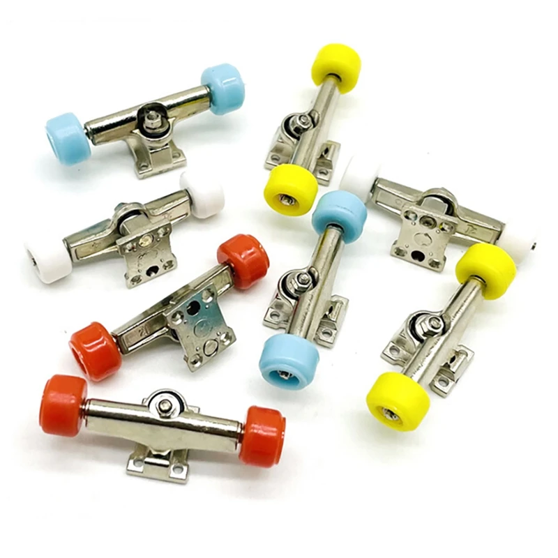 2Pieces Finger Skateboard Deck Bracket Alloy Parts For Mini Finger Board Roller Skate Scooter Model