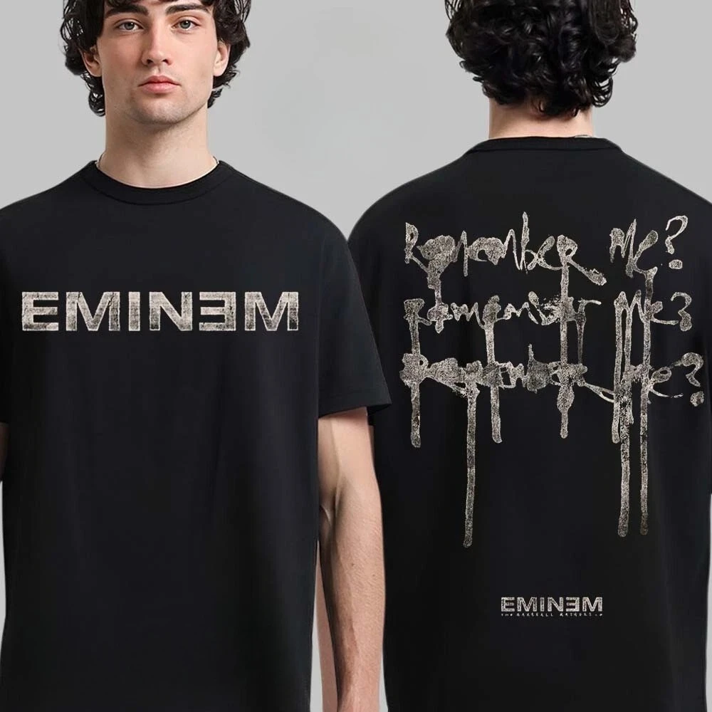 Eminem The Marshall M.athers L.P 25 ° aniversario Remember Me Camiseta de dos caras El lujo de alta gama es tanto para hombres como para mujeres