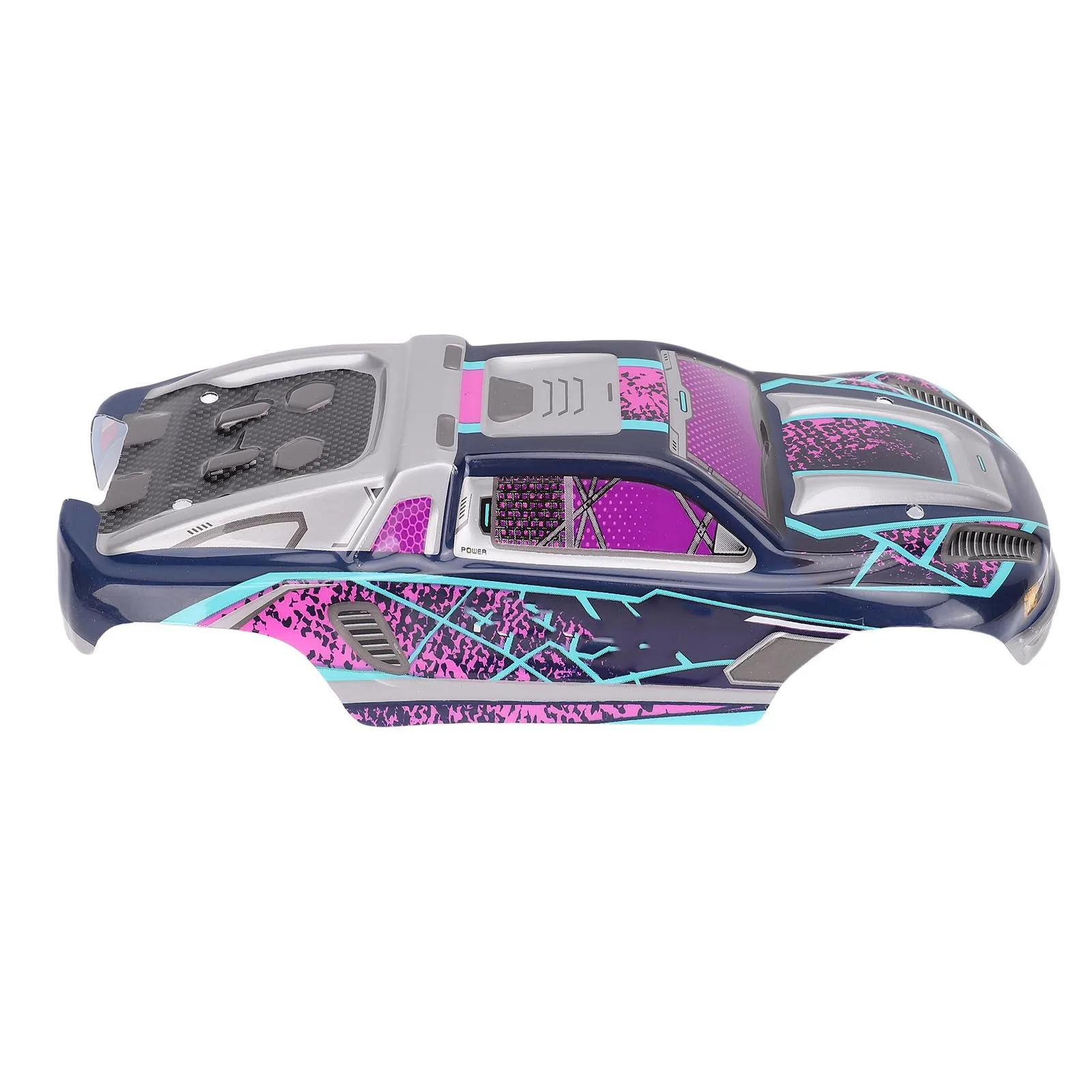 อะไหล่รถ RC พลาสติก ตัวถังรถ RC สำหรับเปลี่ยน ใช้กับ SCY 16101-6210 ชิ้นส่วนอะไหล่พลาสติก อุปกรณ์ประกอบ สีม่วง