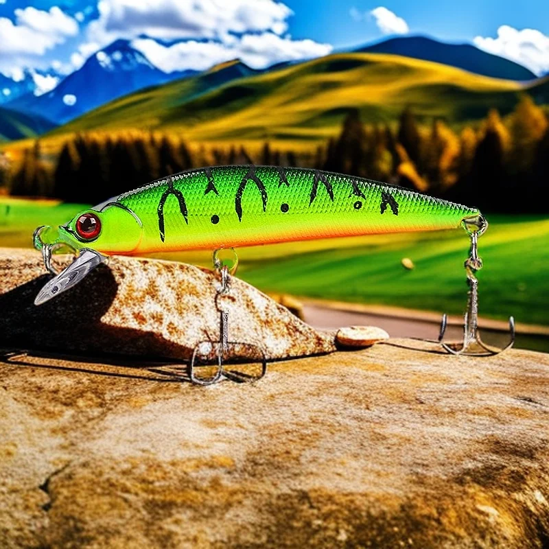 

Japanese Fishing Lure with 3D Eyes, Hard Bait, Sinking Minnow for Pesca, 7cm, 7G, New, Popular, 1Pc