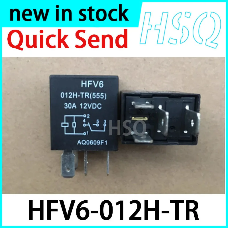 1PCS New HFV6-012H-TR 4-pin 30A Automotive Relay