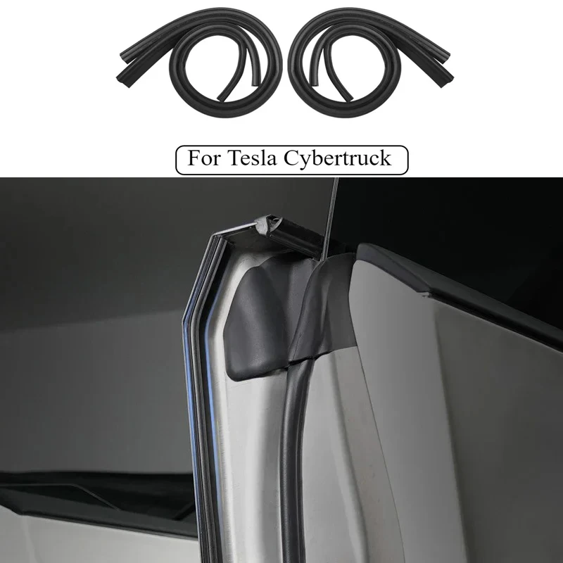 

For Tesla Cybertruck 2026 Door Sill Seal Soundproofing Strip Sealing Strip Sound Noise Reduction Dust Waterproof Car Accessories
