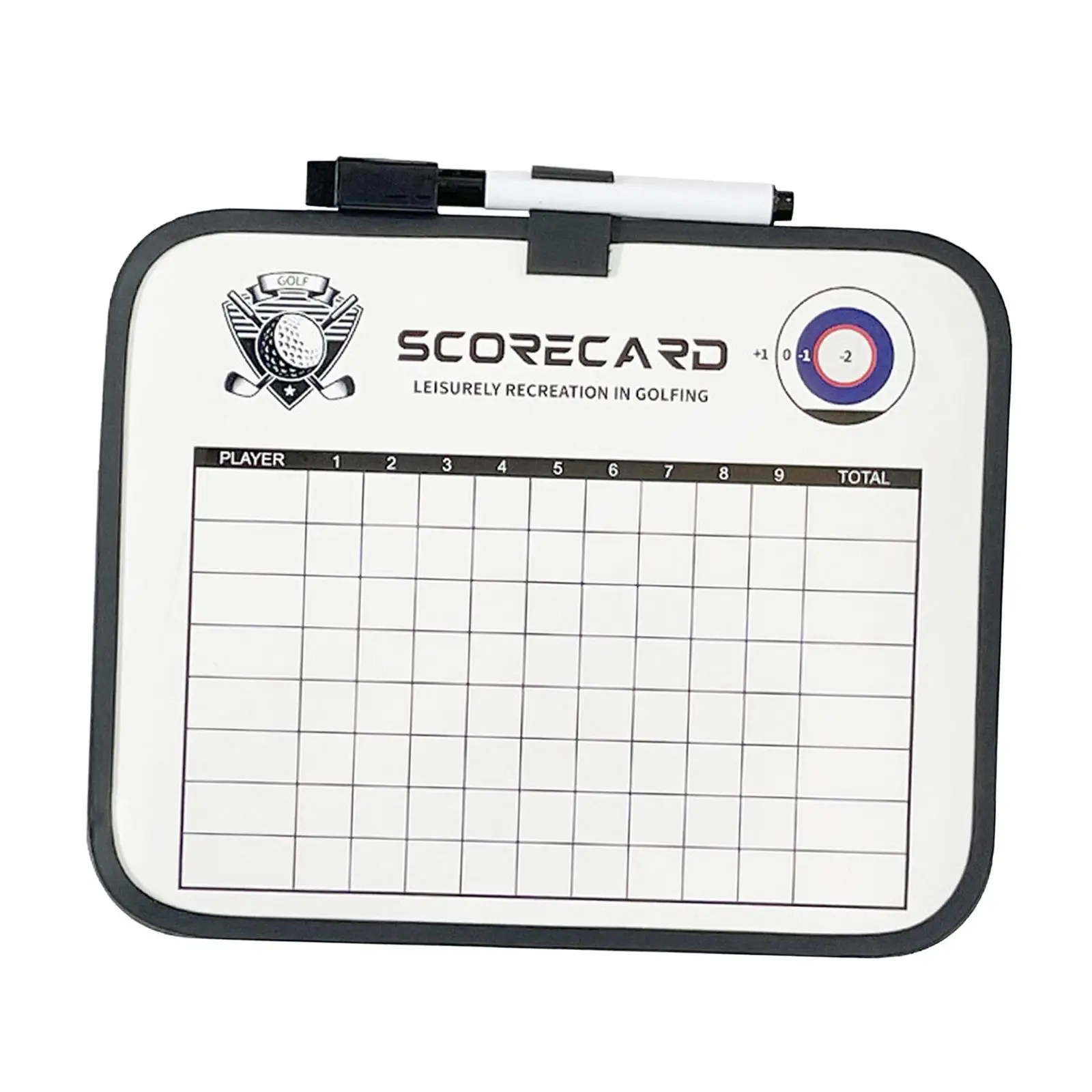 Golf Competition Scoreboard Hardboard Erasable Score Card Writing Board Golf Accessories for Golf Balance and Scoring - view 6
