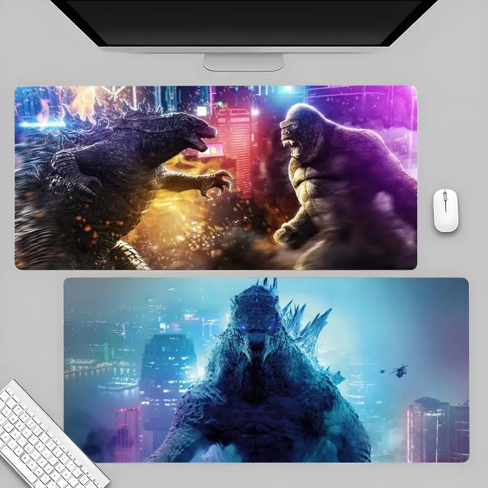 Godzillaes Mouse Pad personalized pattern 80x40cm XL Lockedge Office Computer Desk Mat Table Keyboard Big Mouse Pad Laptop