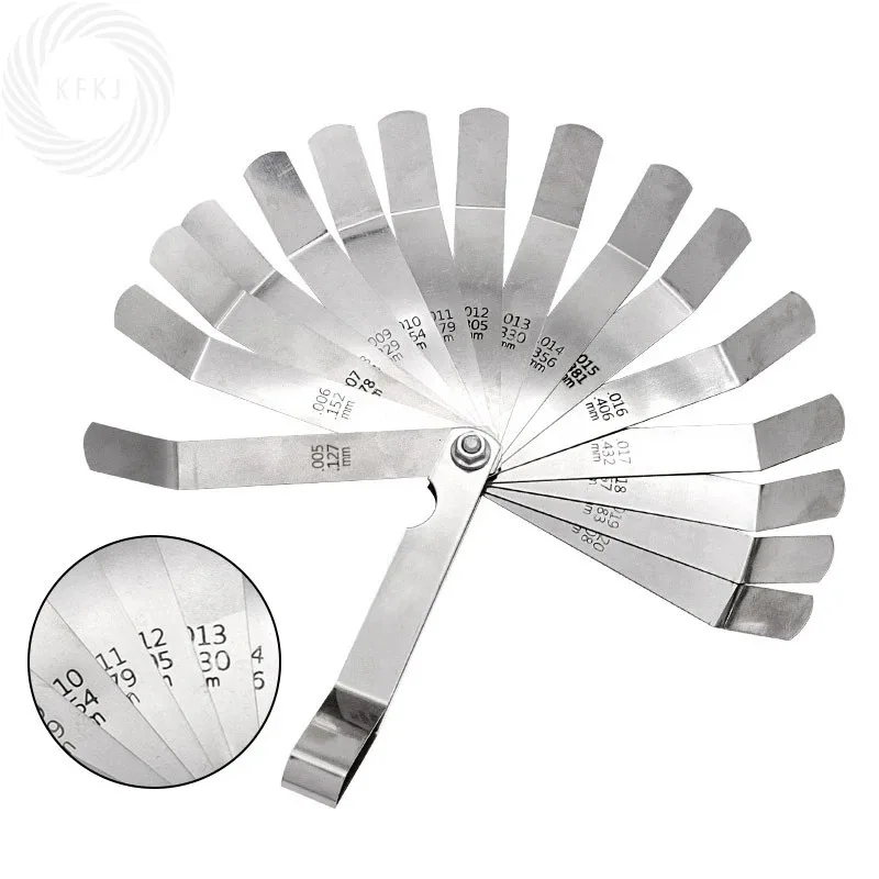 أدوات تعديل صمام التخليص + مقياس المحسس 0.005 - 0.020 بوصة محرك الدراجة النارية صمام المسمار ضبط أداة المفك 2025 #2