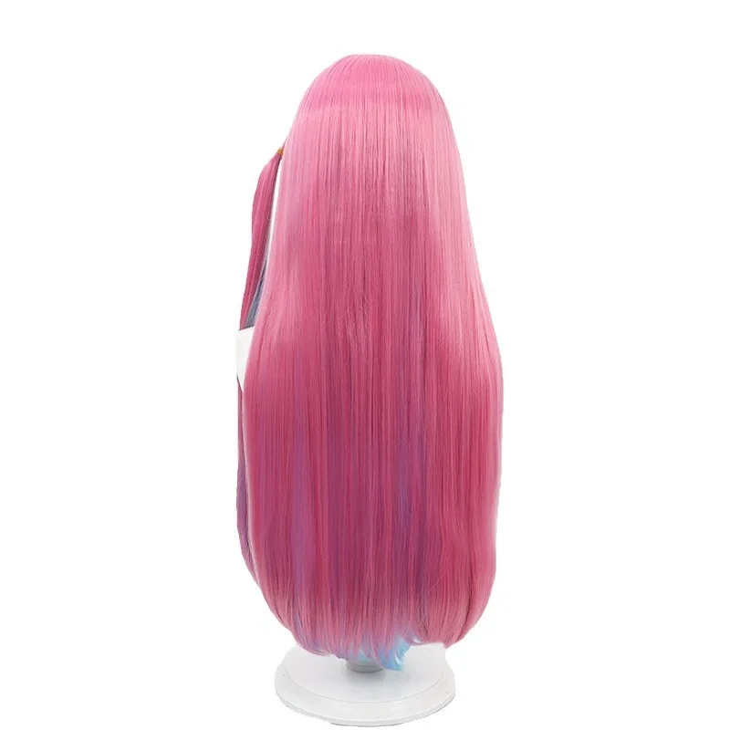 Hololive VTuber Minato Aqua peruca cosplay integrada longa pequena trança presente de Halloween