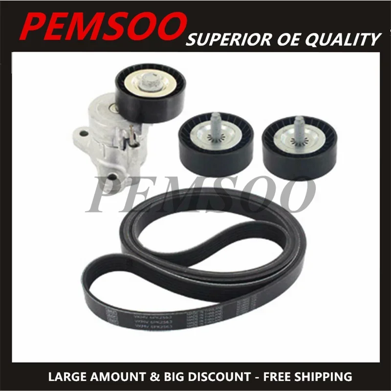 

New Alternator Drive Belt Auto Tensioner Transition Wheel For Mitsubishi EVO 4B11 4B12 CZ4A CX4A CY4W 1345A052 1341A029 4451A062