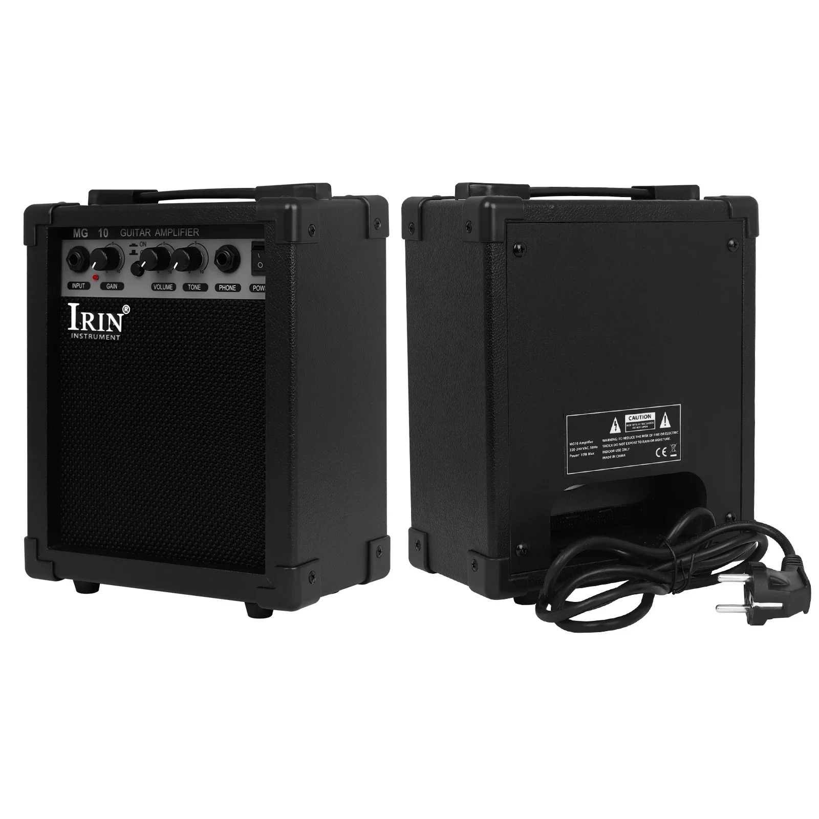 IRIN Guitar Amplifier Speaker MG10 10W AMP Loudspeaker Performance Amplifier for Electric Bass Guitar Accessories & Parts