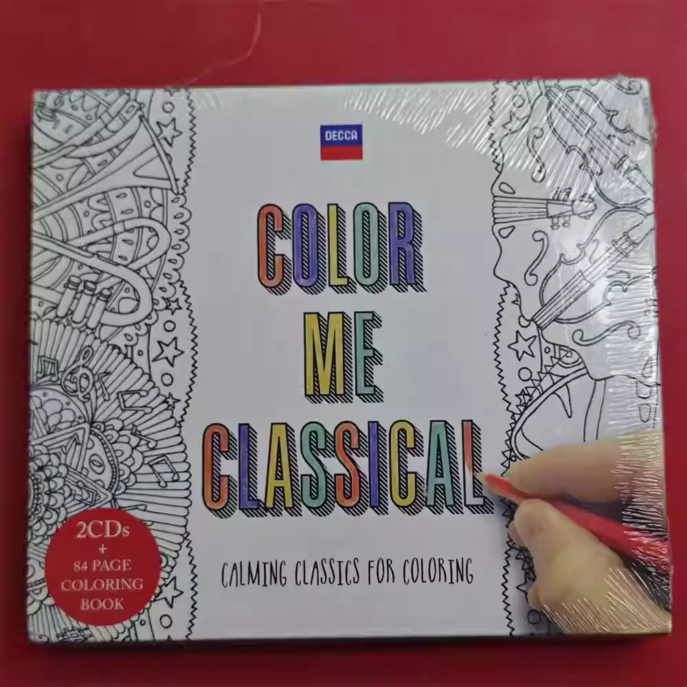 

Classic Classical Album Various Artists Music 2CD Color Me Classical Music Record Cosplay Walkman Car Soundtracks Box Gifts