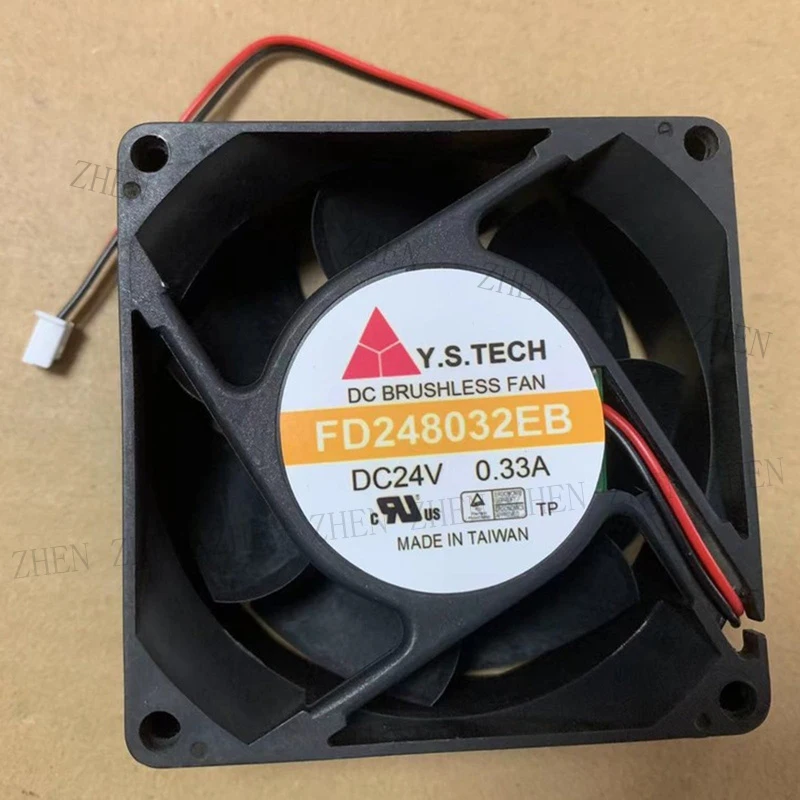 

S New for Y.S.TECH FD248032EB 24V 0.33A 2pin Inverter Cooling Fan#QW