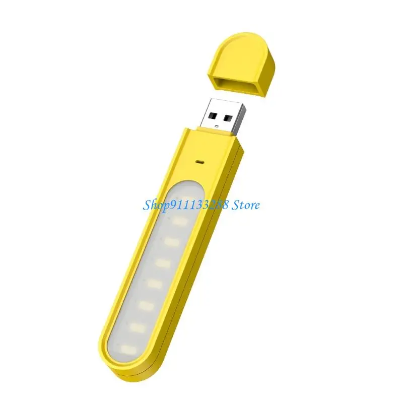 G88D Energy Efficient USB Power Night Light 8 LEDs Desk Light Portable Design For Home Camping lamp