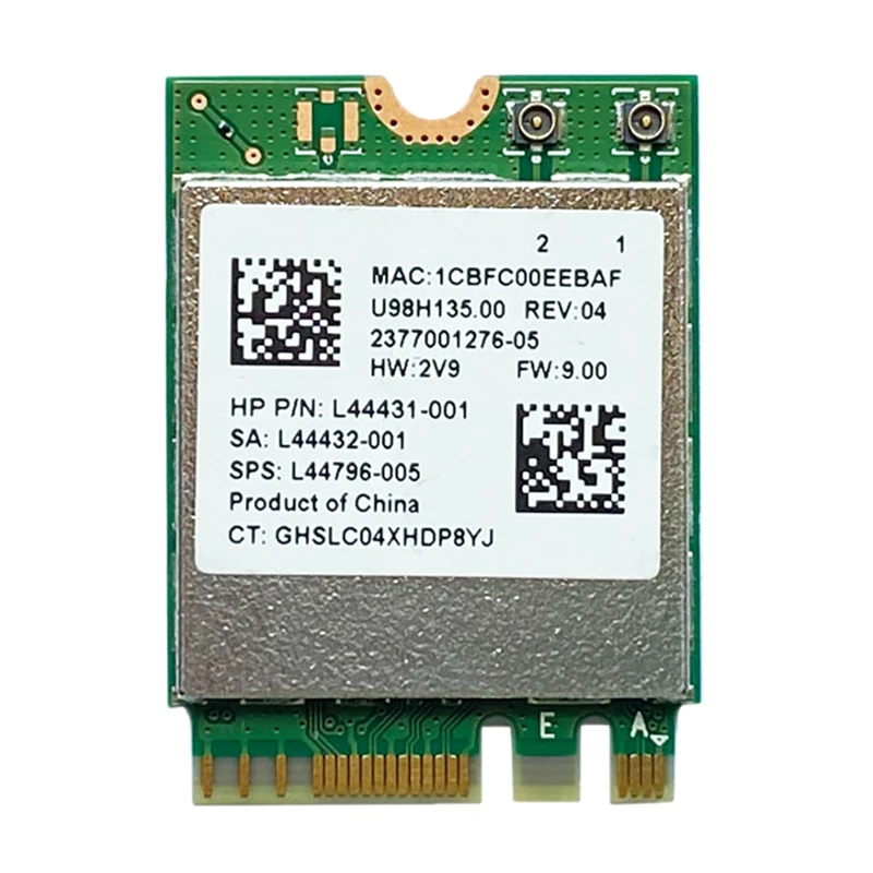 Top-RTL8822CE Wireless Network Card 2.4G/5G Dual-Band Gigabit Wifi Bluetooth 5.0 M.2 NGFF Interface Wifi Wireless Module