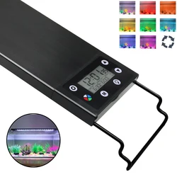 Aquário 24/7 Full Spectrum Iluminação LED Light Fish Tank Decoração Aquático Crescimento das Plantas Lâmpada IP68 100V à prova d'água-240V 30-60cm