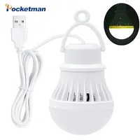 Super Bright LED Lamp Bulbs 3W/5W/7W USB Night Light 5V Portable Camping Lantern Emergency Lights for Night Reading Camping