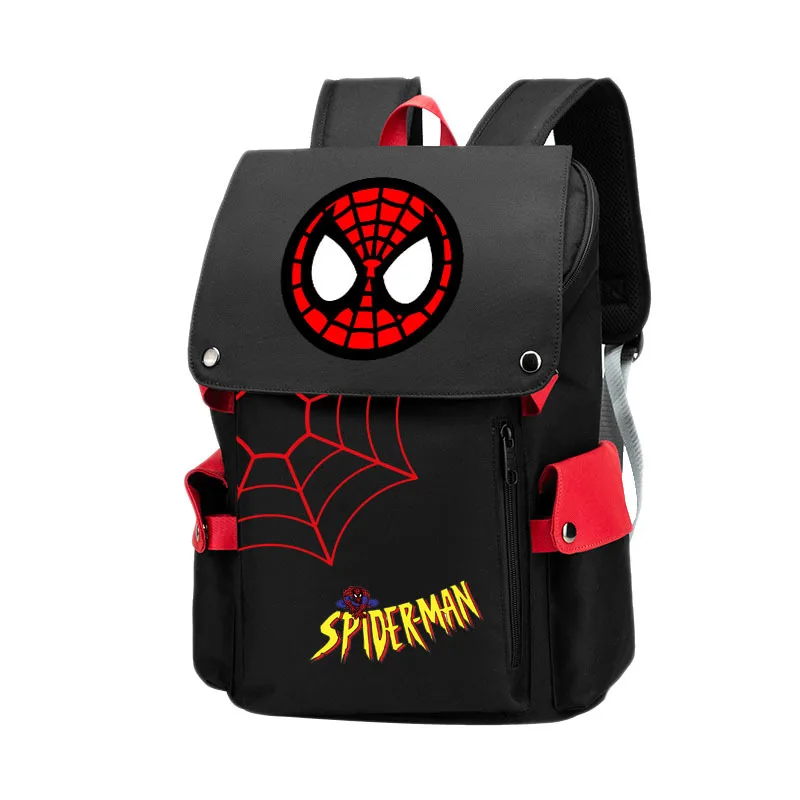 Noctilucent New School Bags For Boys Captain America Spider Man Primary Student Shoulder Orthopedic Backpack Grade 1-3 Mochilas