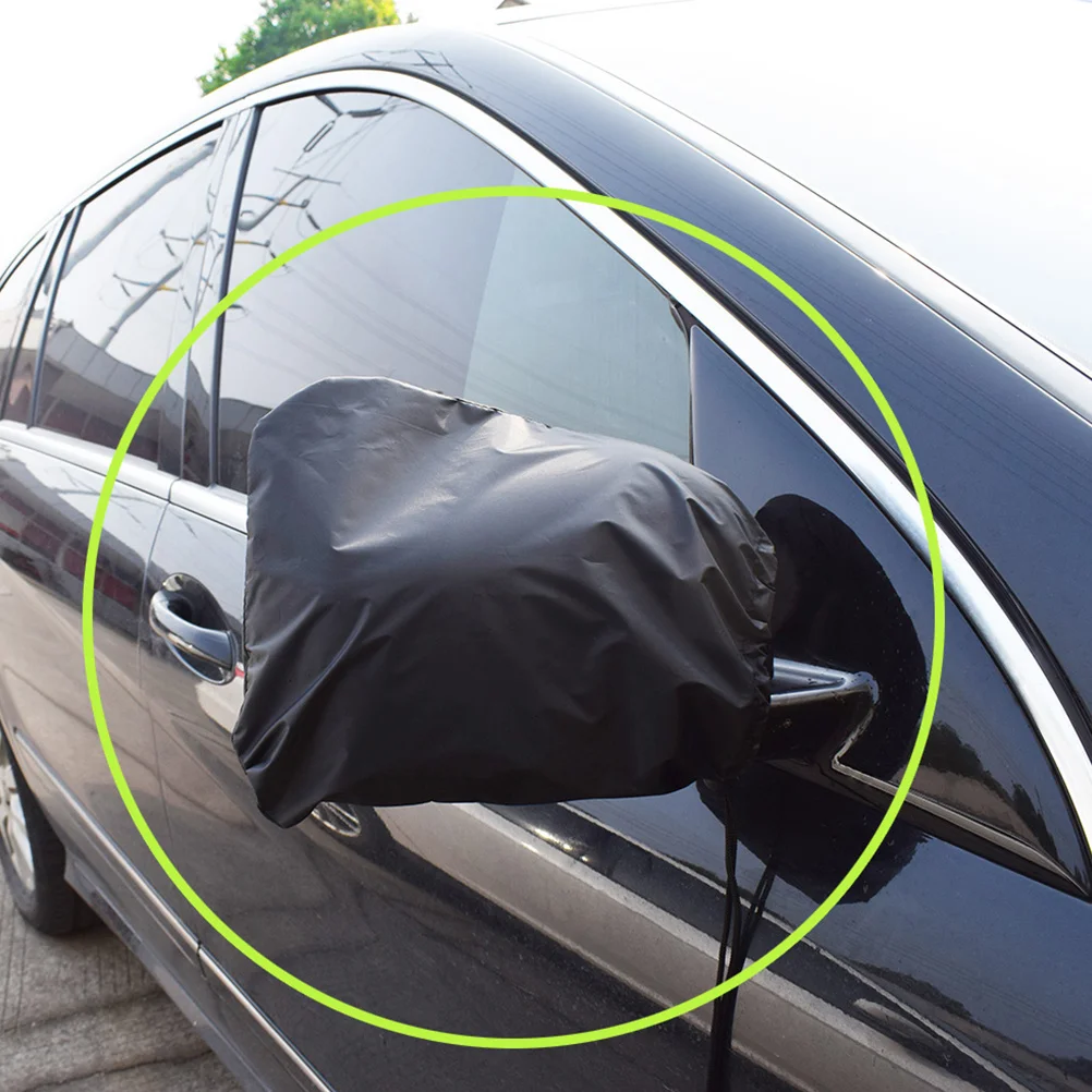 

4 pcs 33X27Cm Universal Car Mirror Covers Waterproof Snowproof Dustproof Side Mirror Protector For Ordinary Vehicle Anti-Snow