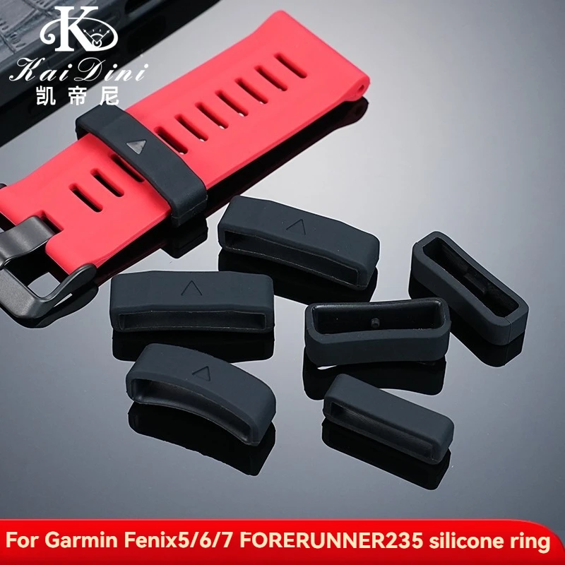 Rubber Watchband Bl… - image