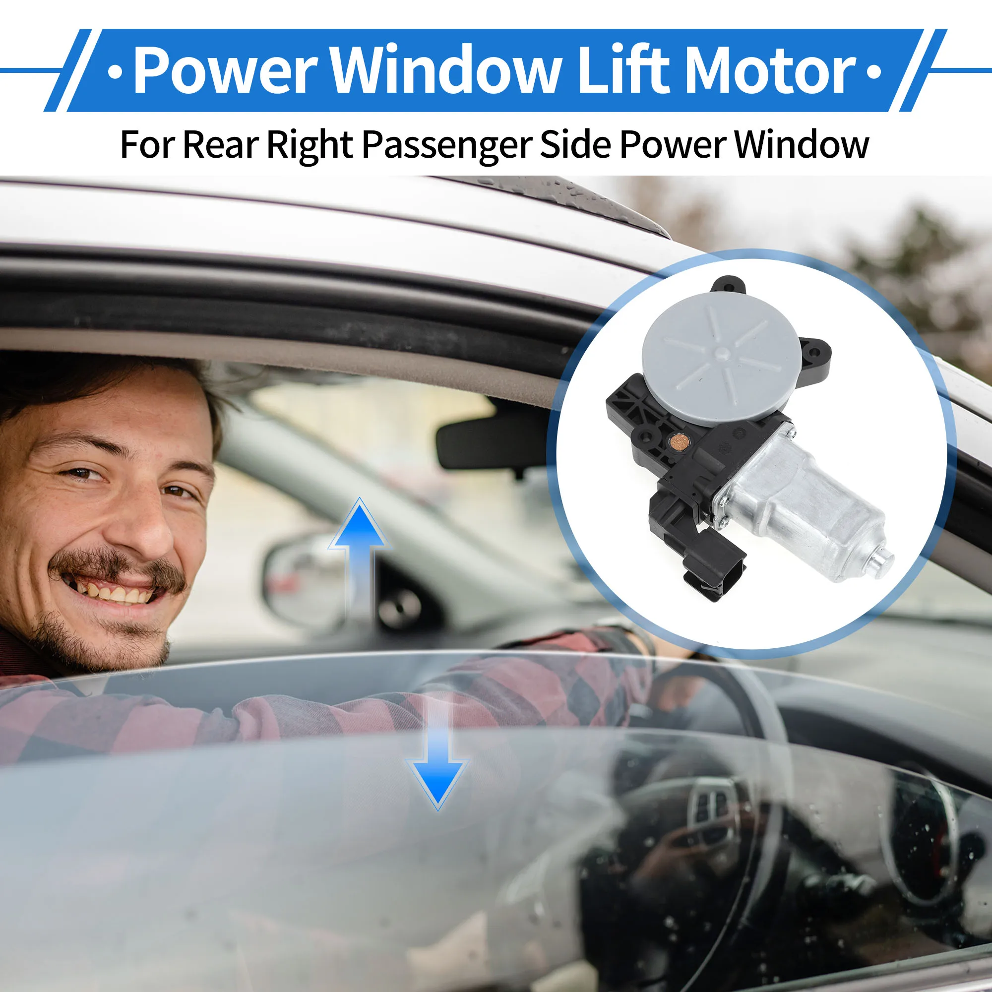 

UXCELL NoCN15A27000CF Двигатель подъема заднего правого стеклоподъемника для Ford Ecosport