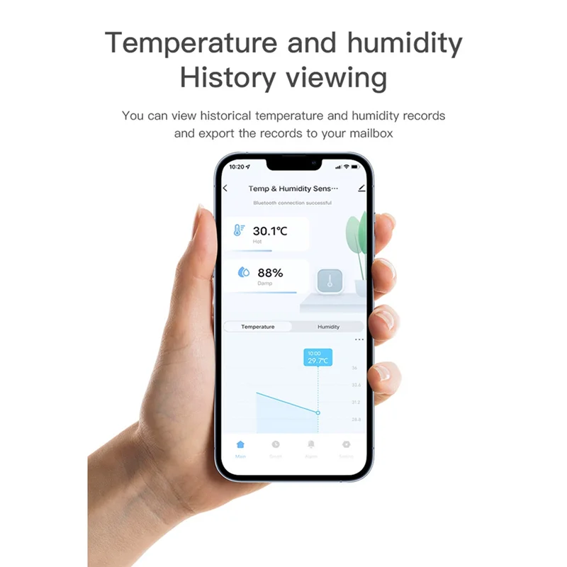 AS95-Tuya Zigbee датчик температуры и влажности с ЖК-экраном Smart APP монитор удаленно в реальном времени для Alexa/Google Home