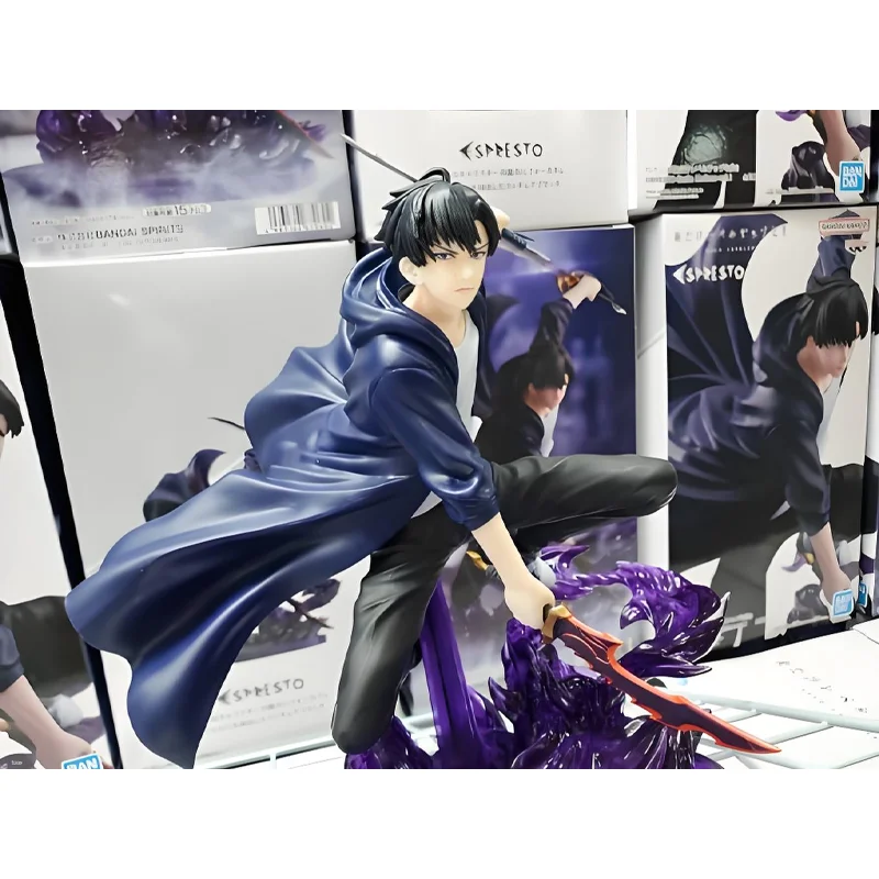 

In Stock [Genuine] Original Bandai Banpresto Solo Leveling Espresto Sung Jin Woo Excite Motions Vol.1 PVC Collector Figure Model