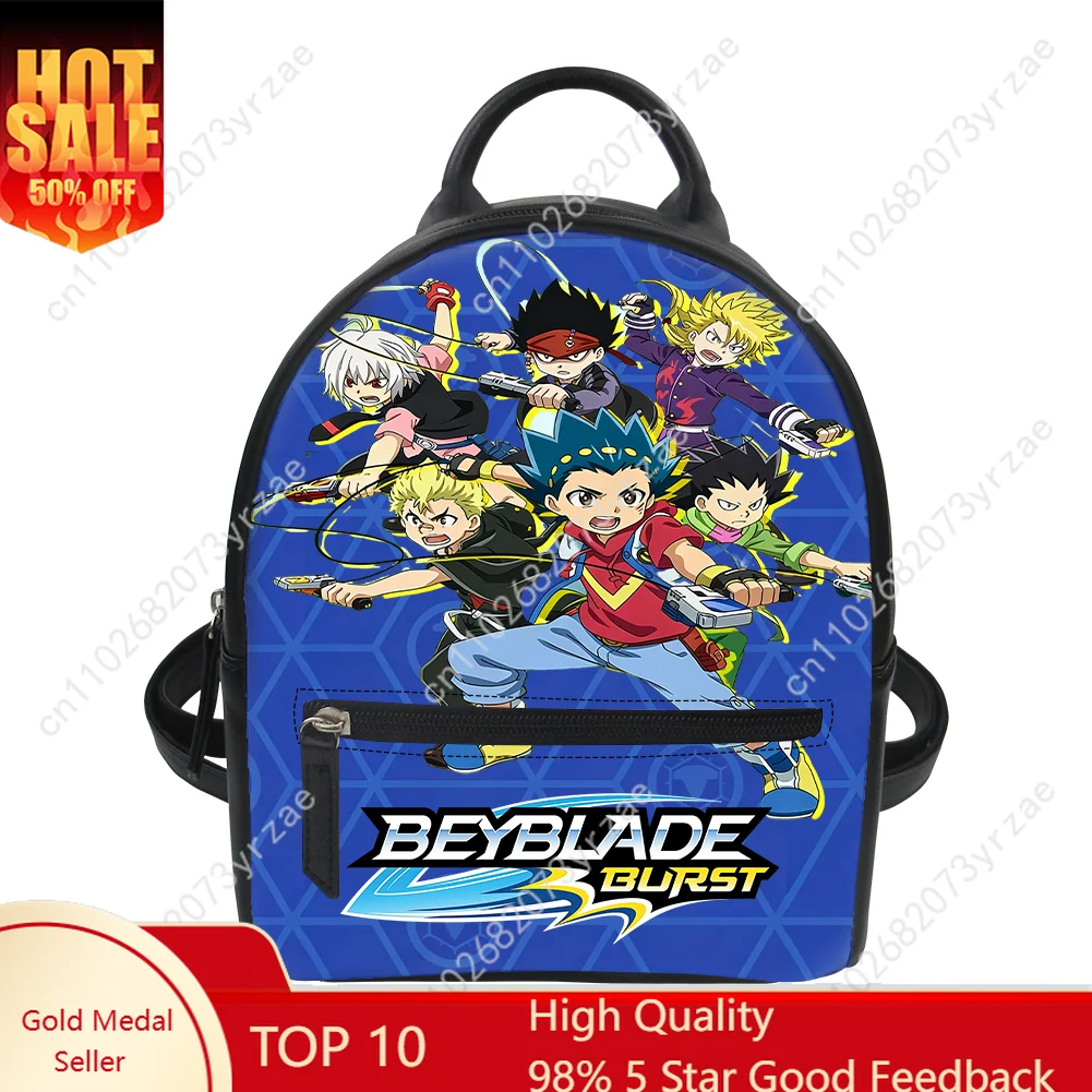 

Beyblade Backpack Men Women Knapsack Personalized Photo Double Shoulder Bag Business Travel Bookbag Custom Daypacks