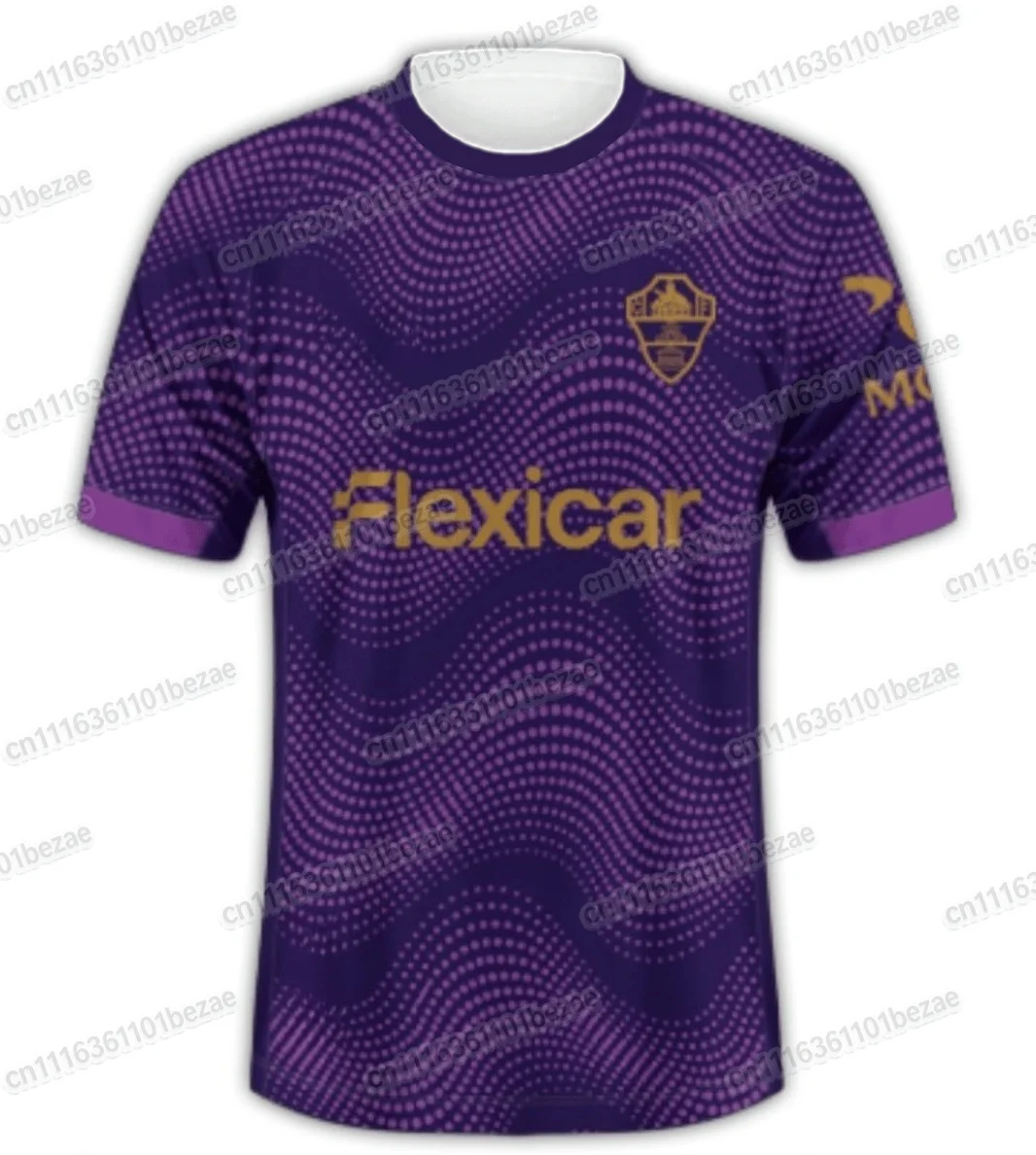 Bestseller 2026 Elche Heim- und Auswärtstrikot, Fan-Version, 3D-Druck Atmungsaktives Freizeit-Sport-T-Shirt, Familien-Top – Detail 7