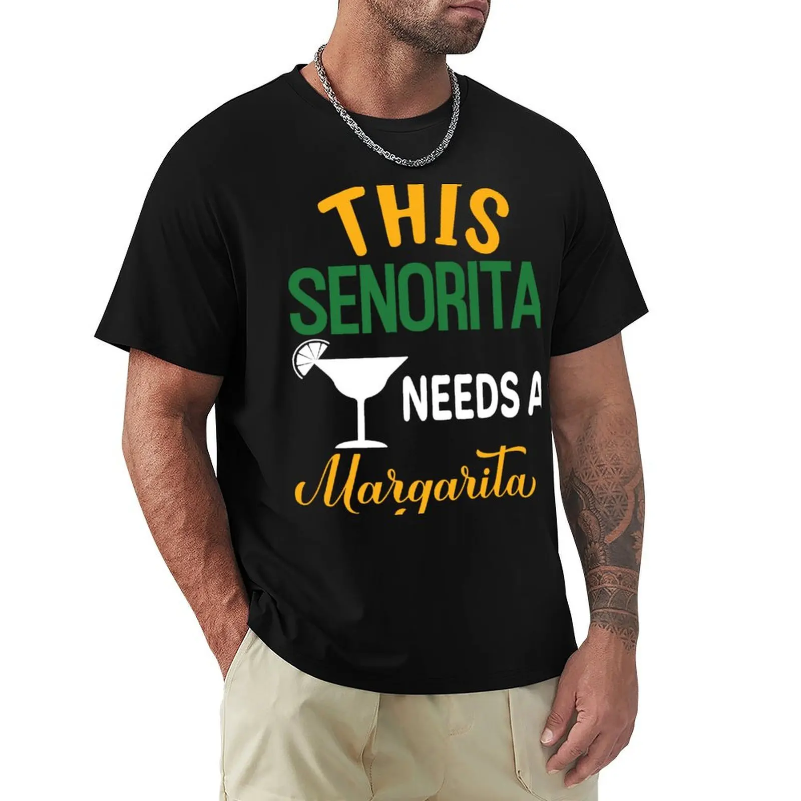 This Senorita Needs A funny mexican fiesta cinco de mayo T-Shirt Comfortable Work Wear Tee