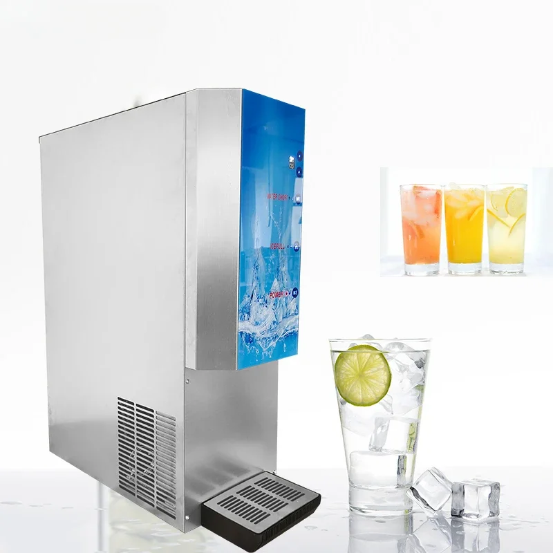 ice cube maker with water dispenser machine self service ice vending machine 2 In 1 Water Ice Maker Machine with  maker dispense