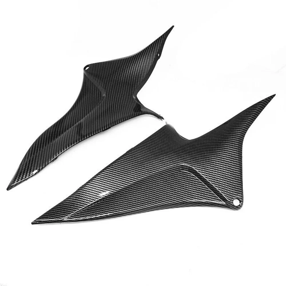 For HONDA CBR600RR 2007-2012 Carbon Fiber Pattern Motorcycle Fairing Kit Gas Tank Side Knee Cover Panel Spoiler Protector