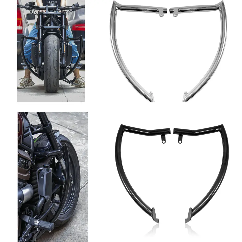 

For Harley Sportster S RH1250S 2021-2022 Motorcycle Front Engine Guard Highway Crash Bar Frame Protection Bumper Protector