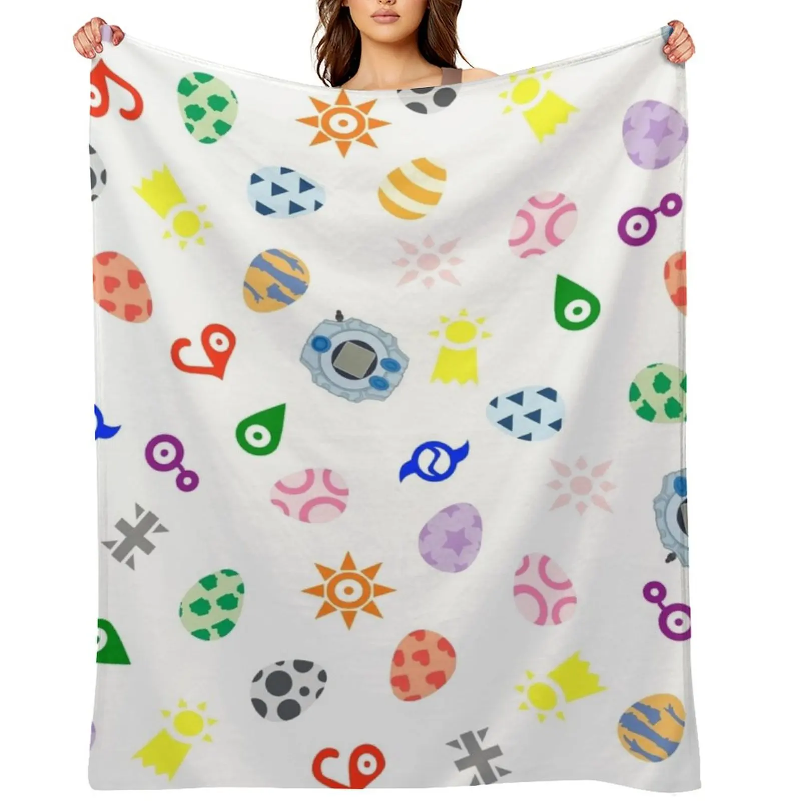 النمط الرقمي رمي البطانيات والرمي أريكة لحاف السرير يغطي البطانيات خمر #2