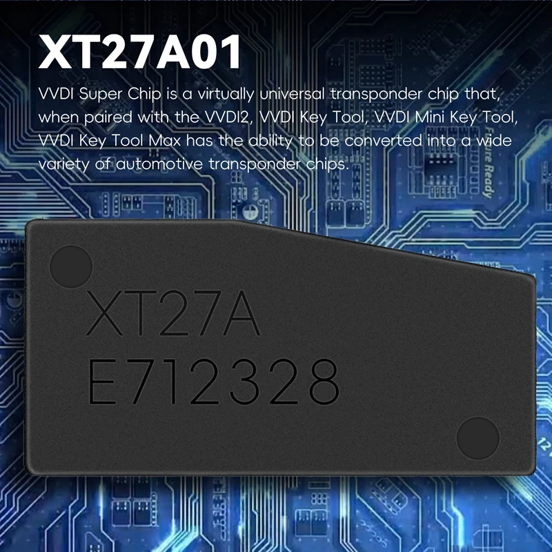 1Pcs VVDI Super Chip XT27A01 XT27A66 Transponder For ID46/40/43/4D/8C/8A/T3/47 For VVDI2 VVDI Mini Key Tool