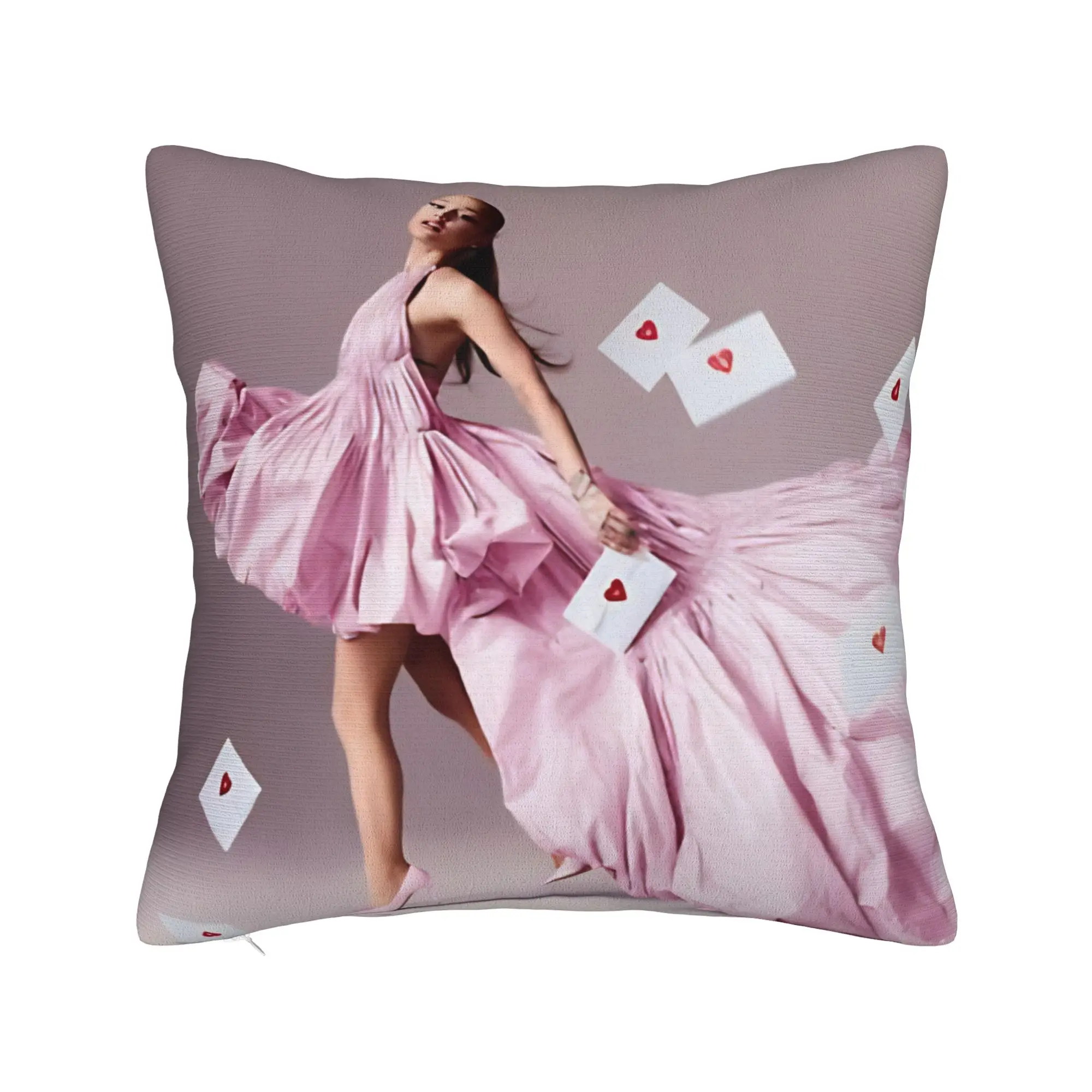 Singer Arianas Grandes Pillow Cover  Novelty Pillow Case For Couch Sofa Bedroom Soft Pillowcases Gift