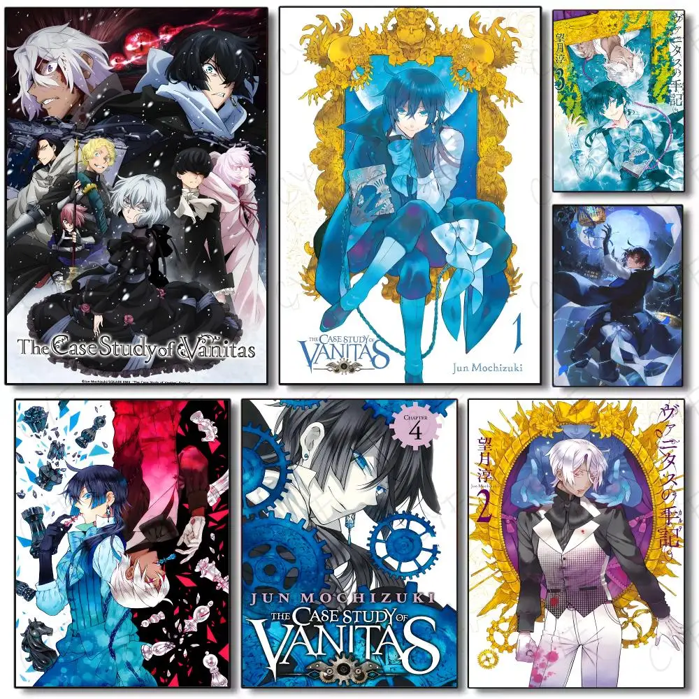 anime fantasy T-The Case Study Of Vanitas Poster Painting Wall Art Mural for Living Room Home Decor and Gifts