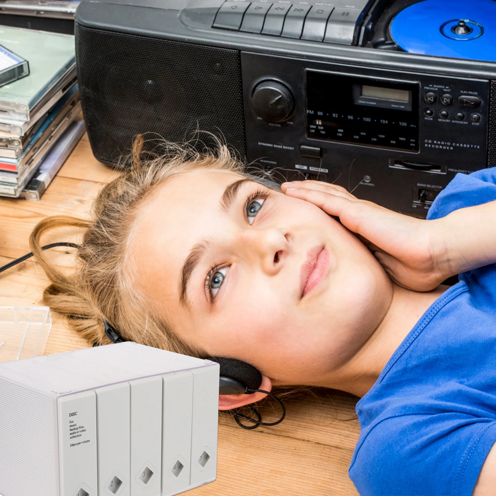 

Large Capacity Discs Case Cd Storage Wallet Soft Inner Liner Notes Holder Numbered Cd Pouch Cds Storage Case