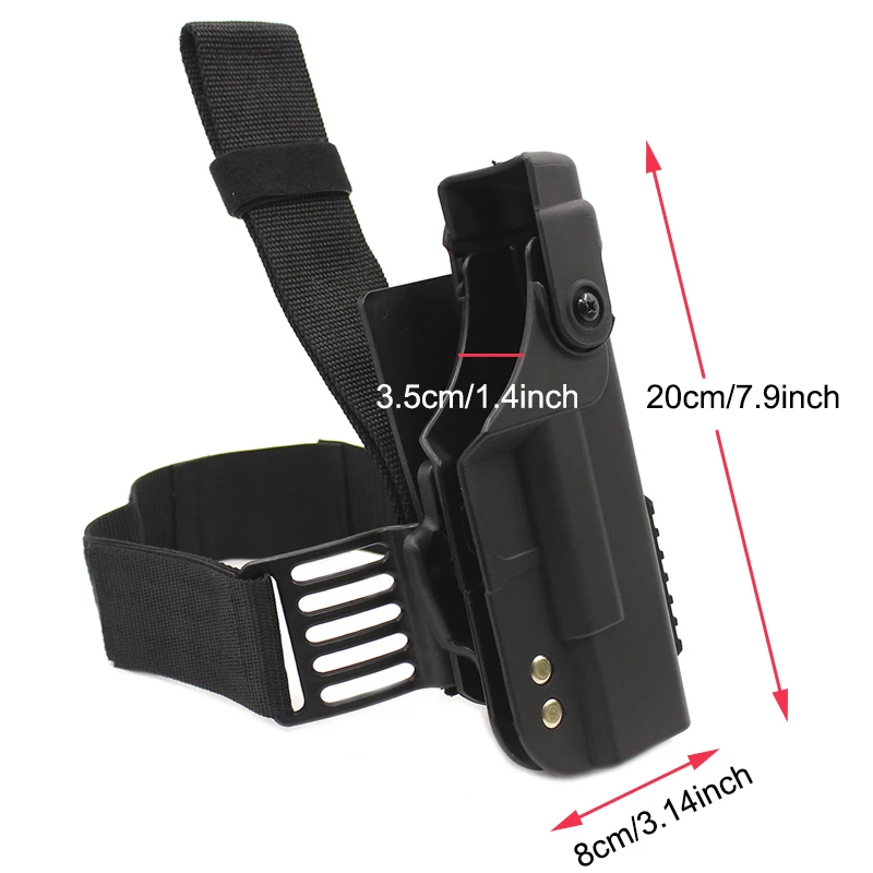 Тактическая кобура для пистолета Glock 17, 19, 22, 23, 26, 31, 43X, кобура для страйкбольного пистолета, сумка для боевого бедра, сумка для пистолета, аксессуары для охоты