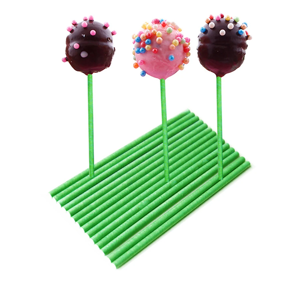 

6 Packs Dedicated Baking Tool Paper Stick Candy Sticks Colored Cake Sucker