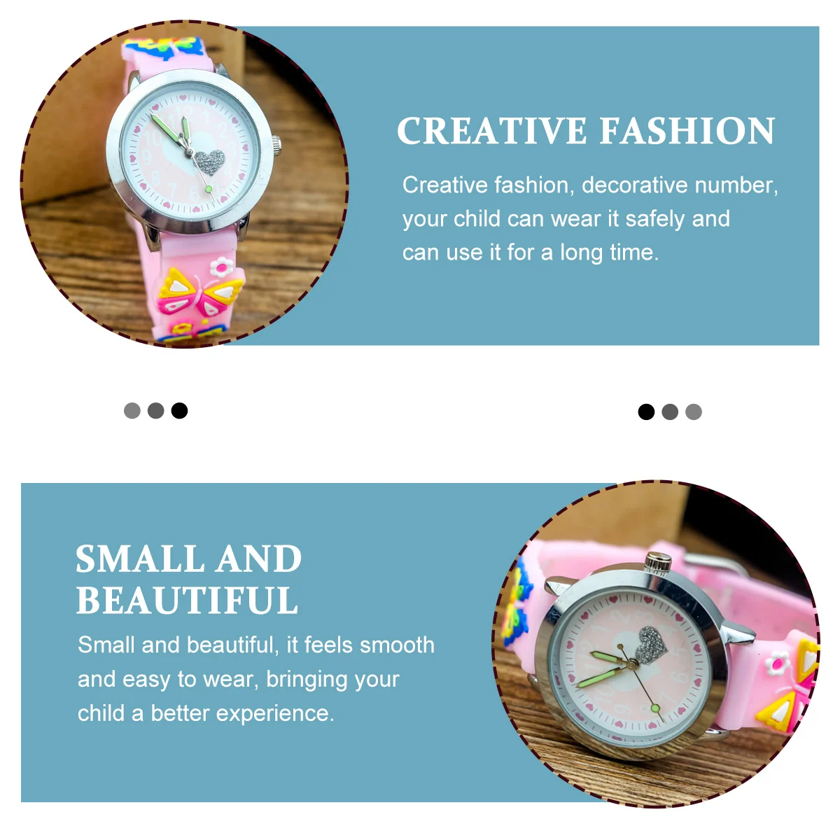 

1Pcs Kids Wrist Watch Butterfly Pink Diamond Design Fashionable Children Watch with Quartz Movement Clear Dial for Daily Wear