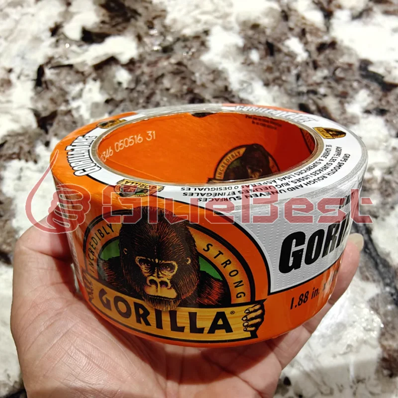 عامل معالجة مقاوم للطقس باللون الأبيض من شريط الغوريلا للمشروعات الداخلية والخارجية، منتج أصلي ذو التصاق قوي