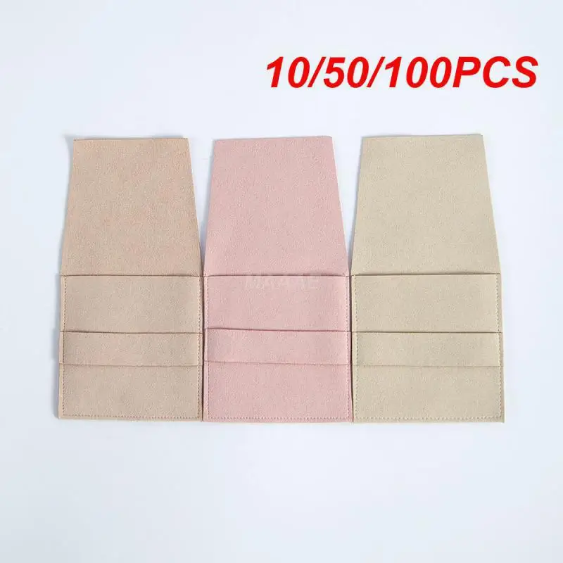 10/50/100PCS Jewelry Bag Necklace Bag Storage Button Jewelry Organizer Gift Bag Earring Ring Packaging Bag Square