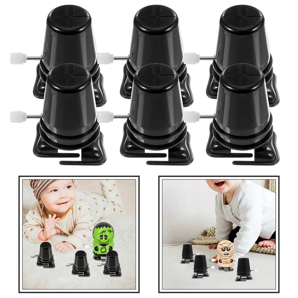 

9Pcs Wind-Up Robot Movement Plastic Parts for DIY Clay Craft Replacement Clockwork Rewinding Walking Mechanism Plaything