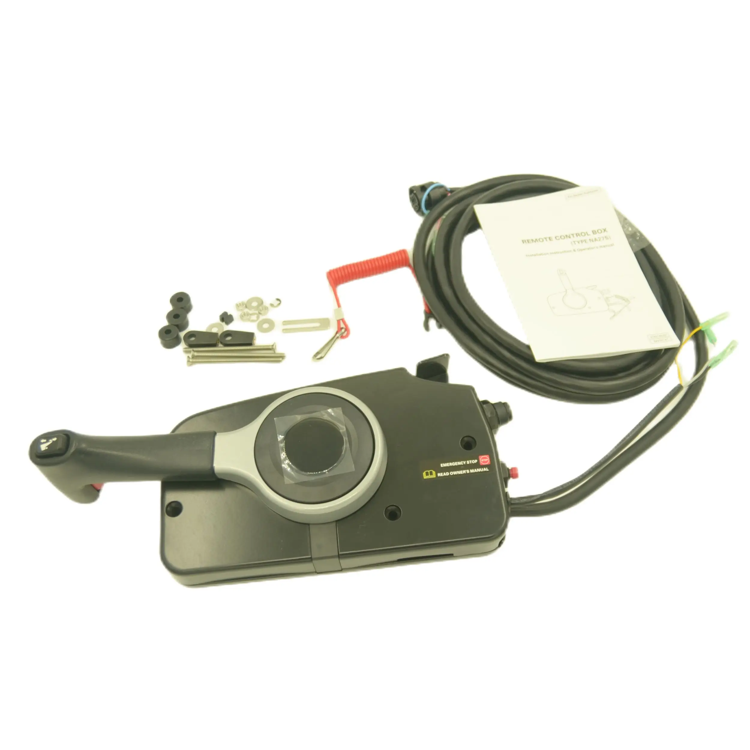 67200-99E56 Side Remote Control Box for Suzuki Outboard Motors with PT Push  and 16.4ft Cable