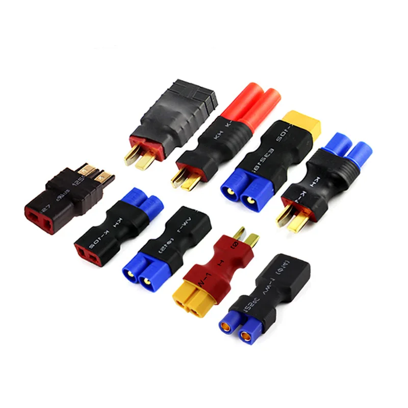 10PCS EC5 To HXT 4mm Adapter With No Wire Bullet Plug Female Male Connector For RC Lipo Battery Made Of Durable Copper