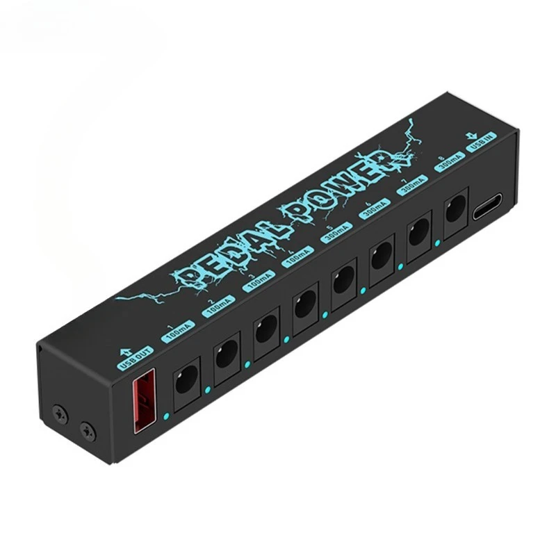Independent 8-channel metal case | Pure low-noise instrument multiplexer power supply synchronous output