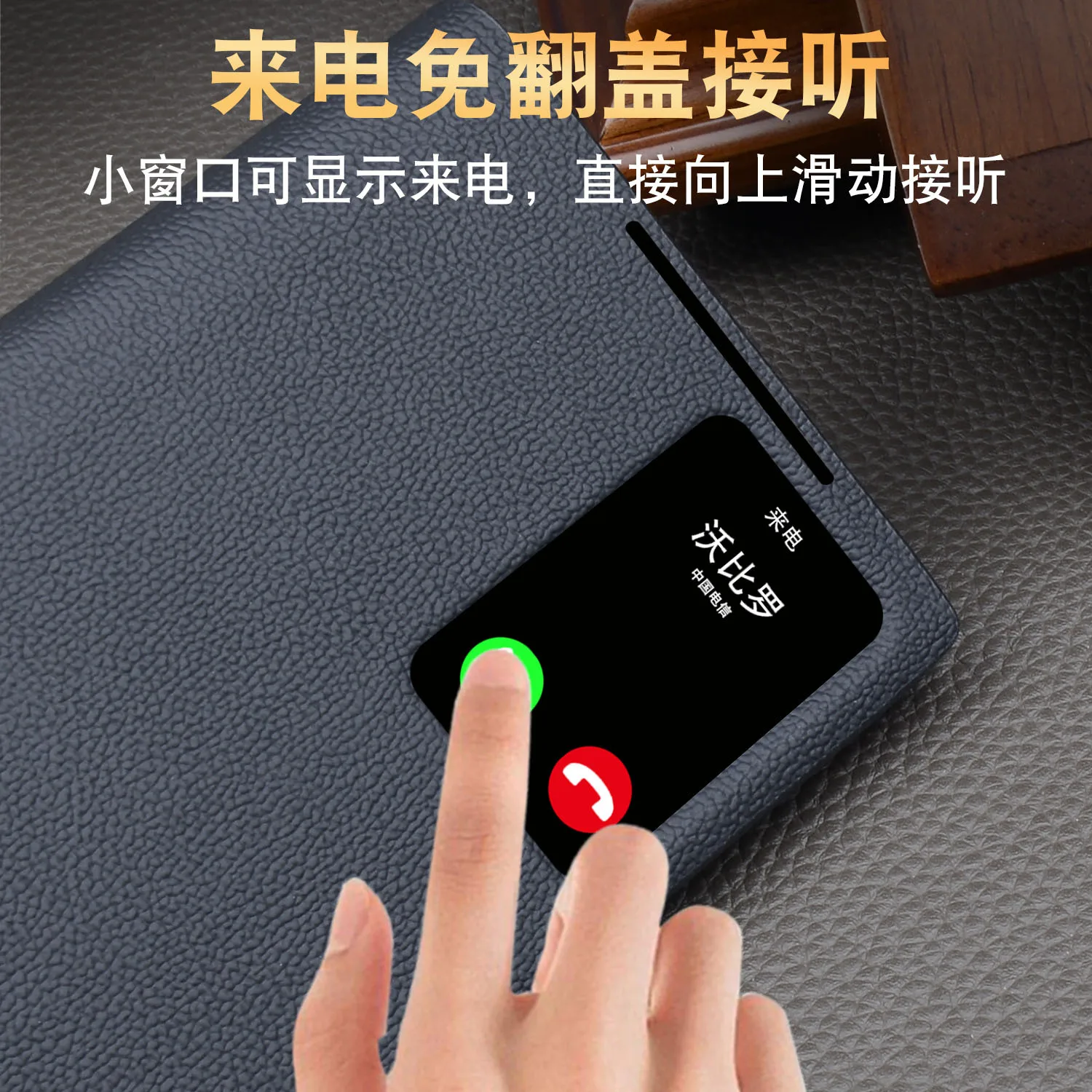 Original Wobiloo Genuine Leather S View Flip Cover For Samsung Galaxy S24 Ultra Plus Crocodile Texture Window Display Smart Case