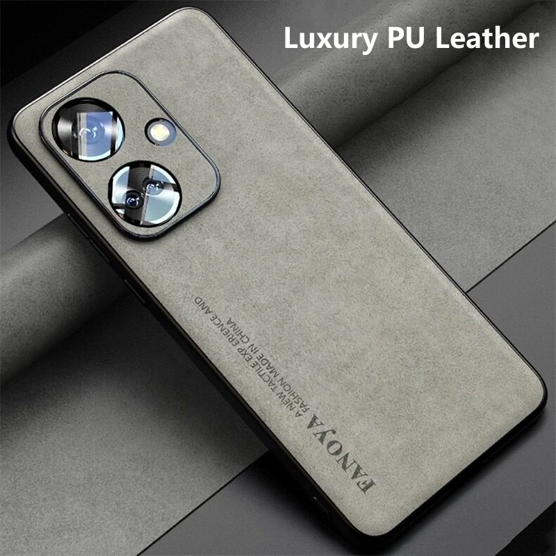 Case For OnePlus Nord CE 3 5G Case Luxury PU Leather Phone Back Cover For One Plus Nord CE3 3CE Coque Silicone Shockproof Bumper