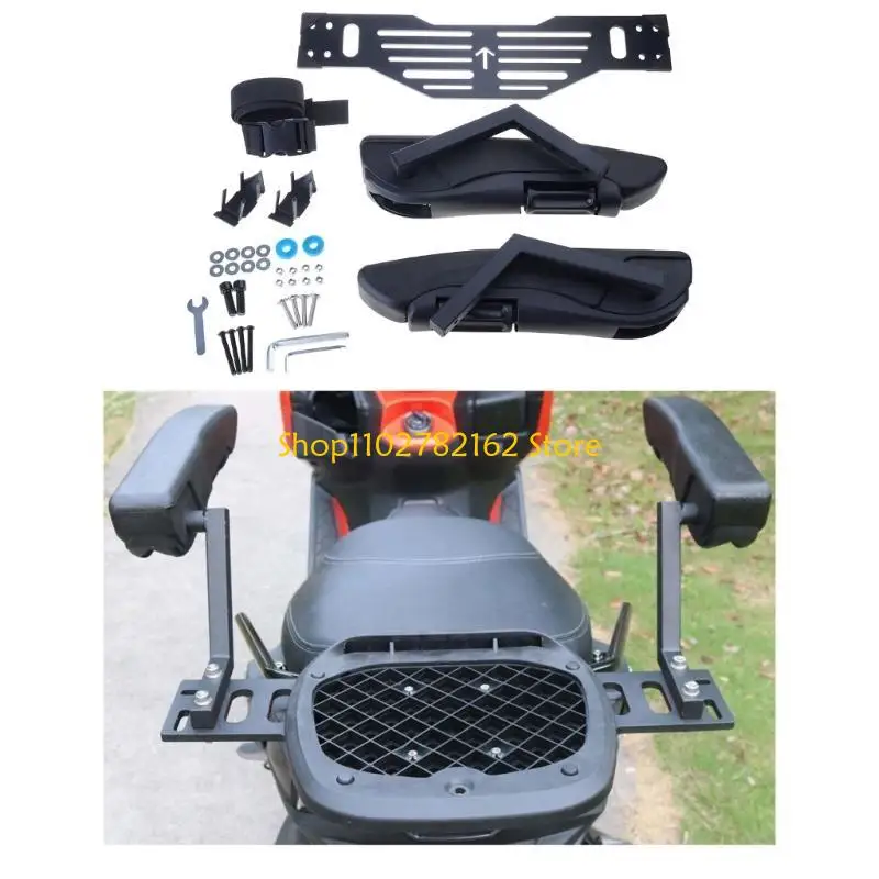 

547B Handrail for Electric Vehicle Scooter Motorcycle Rear Child Safety Armrest Handle Motorbike Modification Accessory