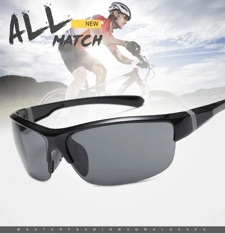 

New Sunglasses Men's Outdoor Sports Glasses Cycling Windproof Sunglasses Women's Sunglasses 8222