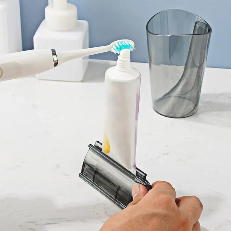 

E8BD Efficient Toothpaste Squeezer Tube Dispenser Presser For Efficient Tube Usage Easy Use Design Bathroom Organizers Supply