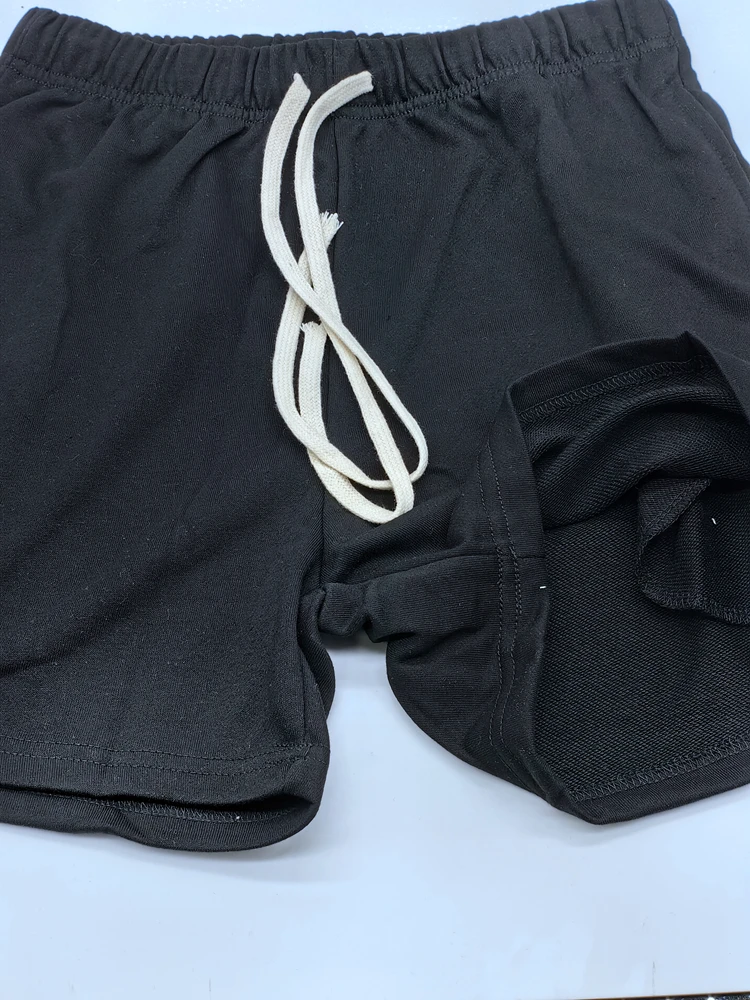 Herren 100% Reine Baumwolle Sportshorts für Alle Jahreszeiten Retro Lässige Stylische Streetwear Lose Athletische Shorts Mit Seitentaschen – Detail 27
